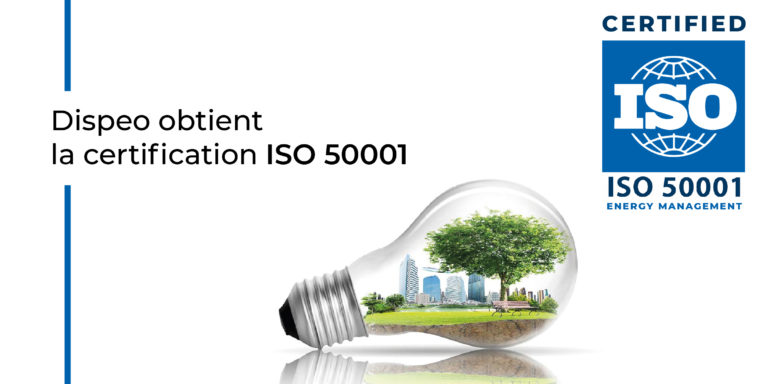 Dispeo obtient la certification ISO 50001