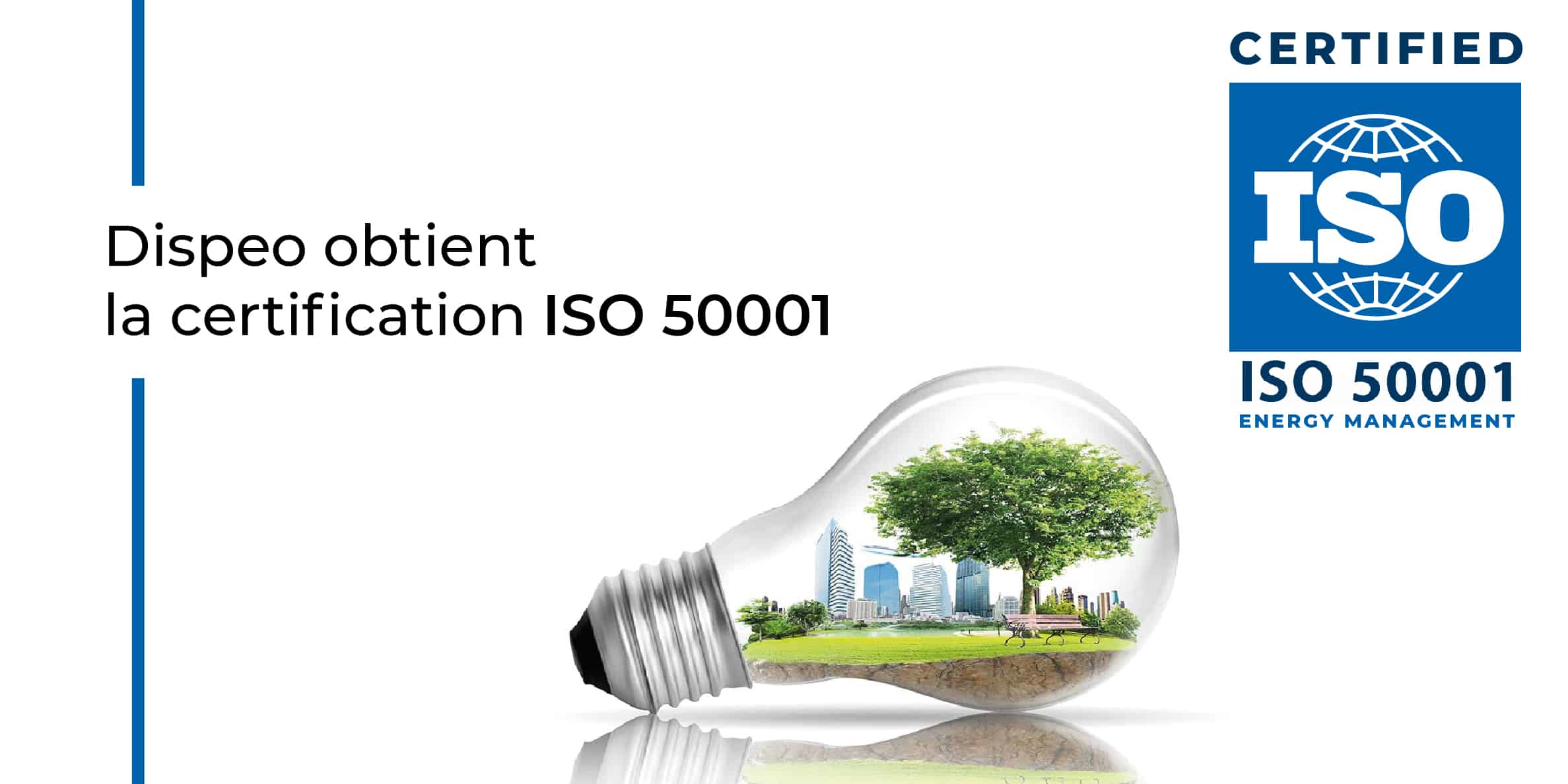 Dispeo obtient la certification ISO 50001